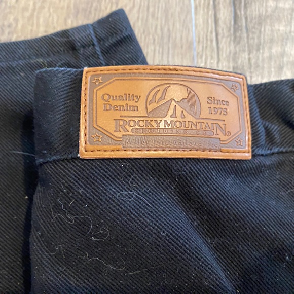 • BLACK ROCKIES • black high waist, Rocky Mountain jeans - Picture 5 of 9